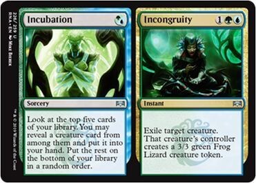 Incubation // Incongruity 226/259 - Ravnica Allegiance Singles (Español)