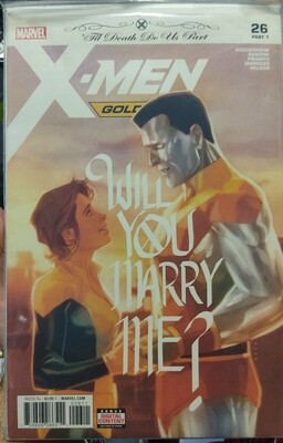 X Men Gold Issue 26 Marvel Comics Ingles Will You Marry me