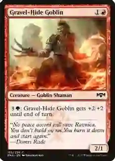 Gravel-Hide Goblin - Ravnica Allegiance (RNA)
Ravnica Allegiance Foil