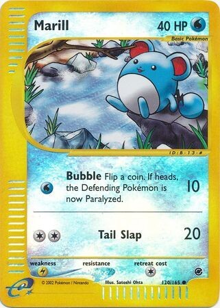 Marill - 120/165 - Common Reverse Holo
Expedition Reverse Holo Singles