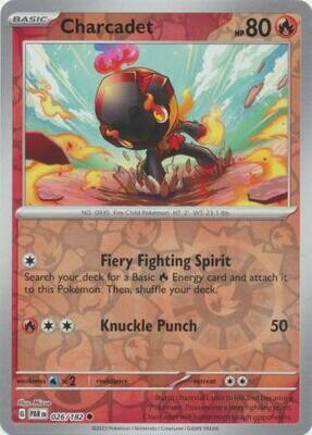 Charcadet - 026/182 - Common Reverse Holo
Scarlet &amp; Violet: Paradox Rift Reverse Holo Singles