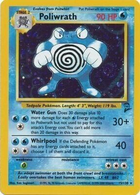 Poliwrath - 15/130 - Holo
Base Set 2 Singles