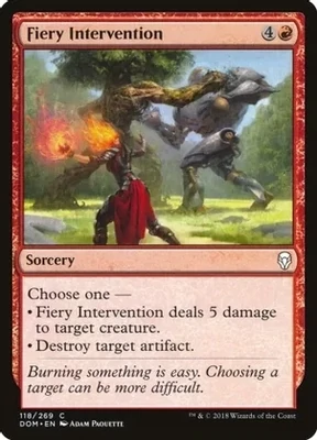 Fiery Intervention - Dominaria (DOM)
Dominaria *Espanol*