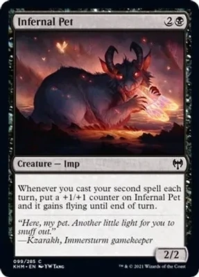 Infernal Pet - Kaldheim (KHM) Kaldheim