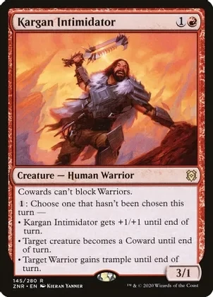 Kargan Intimidator - Zendikar Rising (ZNR)
Zendikar Rising