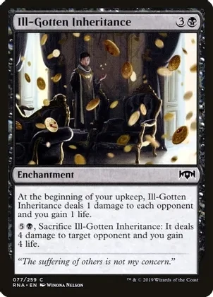Ill-Gotten Inheritance 077/259- Ravnica Allegiance (RNA) Ravnica Allegiance *Espanol*
