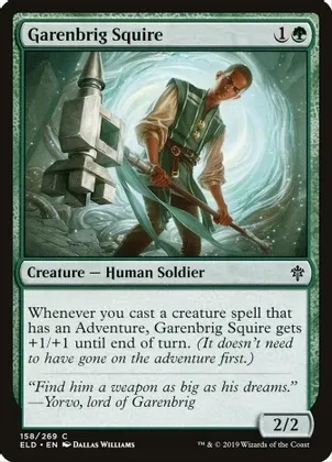 Garenbrig Squire - Throne of Eldraine (ELD)
Throne of Eldraine