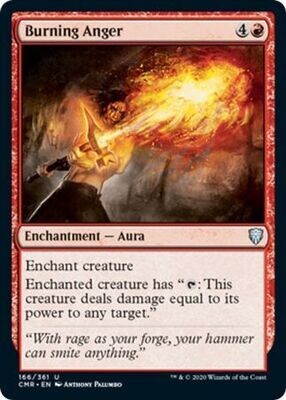 Burning Anger 166/361 - Commander Legends Singles