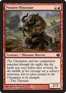 Pensive Minotaur 105/165 - Journey Into Nyx Singles