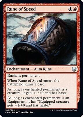 Rune of Speed 148/285 - Kaldheim Singles