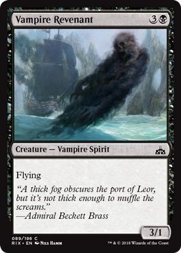 Vampire Revenant 089/196 Rivals of Ixalan Singles