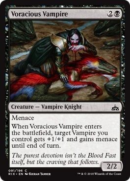 Voracious Vampire 091/196 Rivals of Ixalan Singles