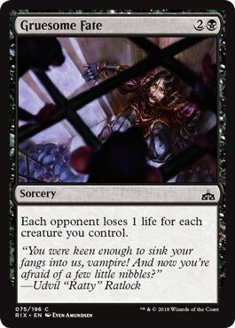 Gruesome Fate 075/196 Rivals of Ixalan Singles