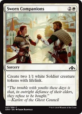 Sworn Companions 027/259 - Guilds of Ravnica Singles  (Español)