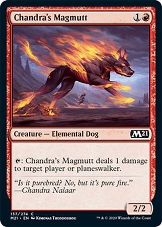 Chandra&#39;s Magmutt 137/274 -  Magic 2021 (M21) Singles (Español)