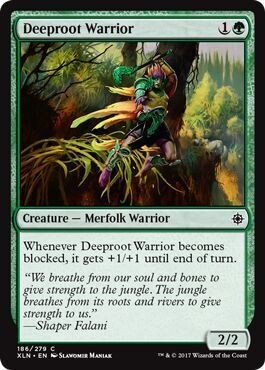 Deeproot Warrior 186/279 - Ixalan Singles