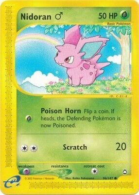 Nidoran (m) - 96/147 - Common
Aquapolis Singles