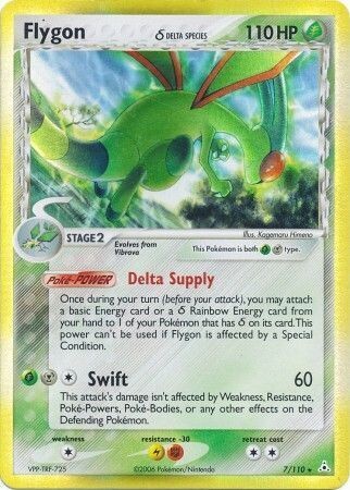 Flygon (Delta Species) - 7/110 - Holo Rare
Ex Holon Phantoms Singles