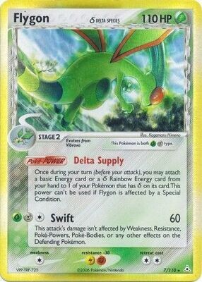 Flygon (Delta Species) - 7/110 - Holo Rare
Ex Holon Phantoms Singles