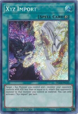 Xyz Import - DLCS-EN145 - Secret Rare 1st Edition
Dragons of Legend The Complete Series 1st Edition Singles *Espanol*