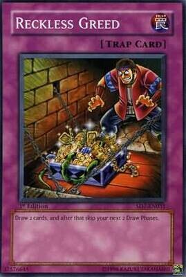 Reckless Greed - SD7-EN031 - Common 1st Edition Structure Deck: Invincible Fortress [SD7] 1st Edition Singles