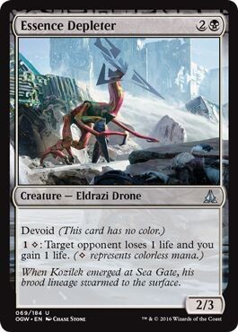 Essence Depleter 069/184
Oath of the Gatewatch Singles (Español)