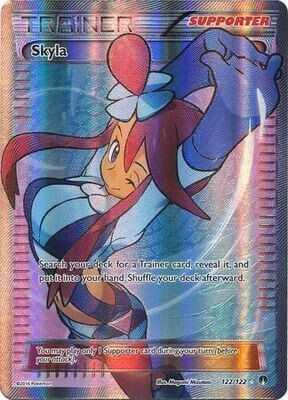 SH Skyla - 122/122 - Full Art Ultra Rare XY: Breakpoint Singles