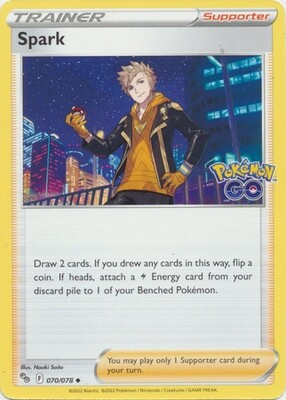 Spark - 070/078 - Uncommon Pokemon Go Singles