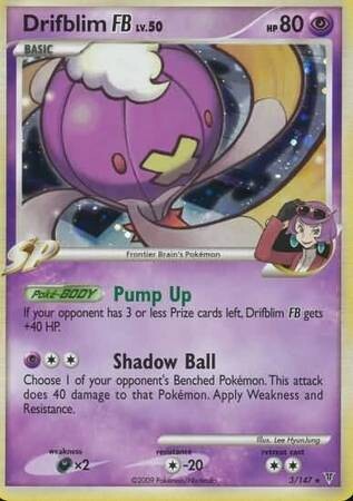 SH Drifblim FB - 3/147 - Holo Rare
Platinum: Supreme Victors Singles