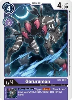 Garurumon - Starter Deck 06: Venomous Violet (ST-6)
Starter Deck 06: Venomous Violet