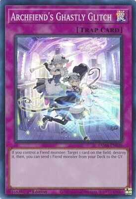 SH Archfiend&#39;s Ghastly Glitch - TAMA-EN026 - Super Rare 1st Edition
Tactical Masters 1st Edition Singles