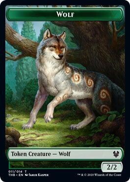Wolf Token 011 - THB
Theros: Beyond Death Singles  (Español)