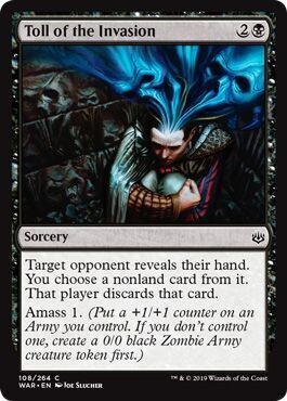 Toll of the Invasion 108/264 - War of the Spark Singles (Español)