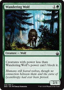 Wandering Wolf 216/254 - Battlebond Singles (Español)