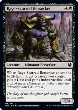 Rage-Scarred Berserker 113/254
Theros: Beyond Death Singles
