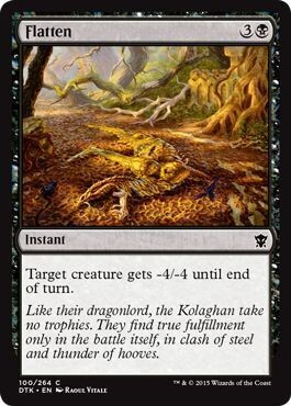 Flatten 100/264 Dragons of Tarkir Singles  (Español)