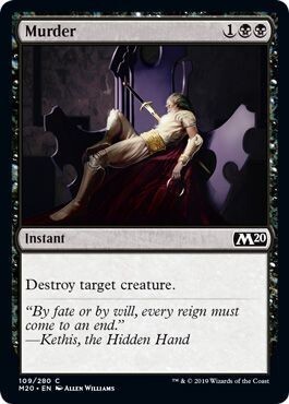 Murder 109/280 - Magic 2020 (M20) Singles (Español)
