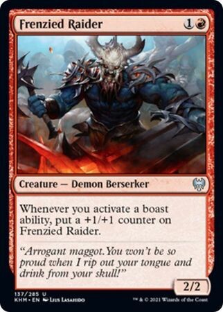 Frenzied Raider 137/285 - Kaldheim Singles  (Español)