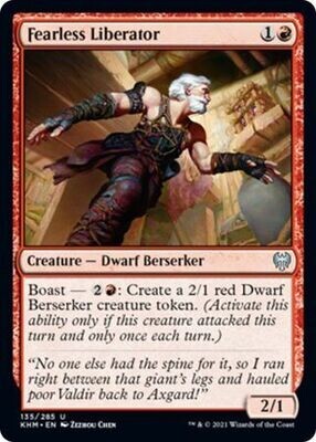 Fearless Liberator 135/285 - Kaldheim Singles