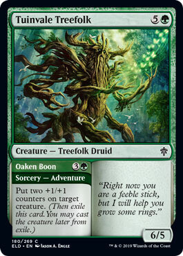 Tuinvale Treefolk 180/269 Throne of Eldraine Singles (Español)