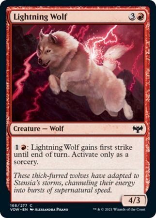 Lightning Wolf 168/277
Innistrad: Crimson Vow Singles