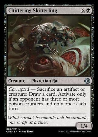 Chittering Skitterling 087/271 - Phyrexia All Will Be One Singles (Español)