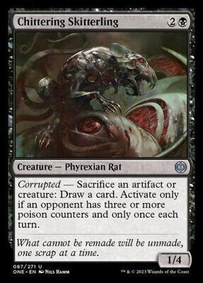 Chittering Skitterling 087/271 - Phyrexia All Will Be One Singles (Español)