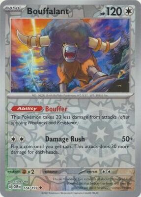 MY01 Bouffalant - 174/197 - Uncommon Reverse Holo
Obsidian Flames Reverse Holo Singles