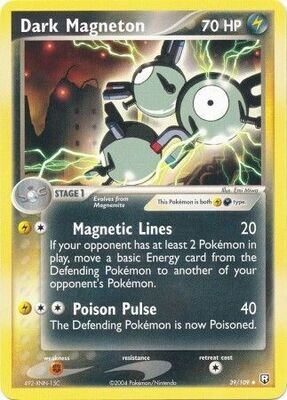 Dark Magneton - 39/109 - Uncommon
Ex Team Rocket Returns Singles