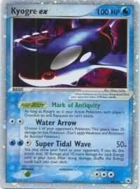 Kyogre ex - 94/101 - Ultra-Rare
Ex Hidden Legends Singles