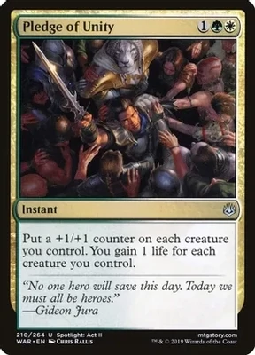 Pledge of Unity 210/264 - War of the Spark (WAR) (Español)