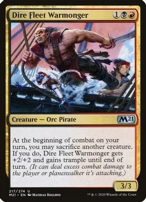 Dire Fleet Warmonger - Core Set 2021 (M21)
Core Set 2021