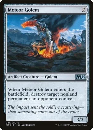 Meteor Golem - Core Set 2019 (M19) Core Set 2019