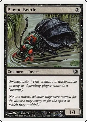 Plague Beetle 154/350 - 8th Edition (8ED)